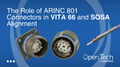 The Role of ARINC 801 Connectors in VITA 66 and SOSA Alignment