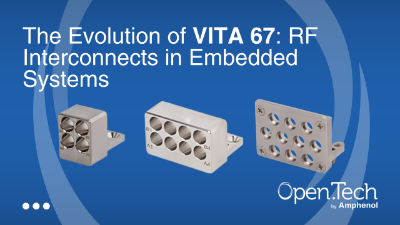 The Evolution of VITA 67: RF Interconnects in Embedded Systems